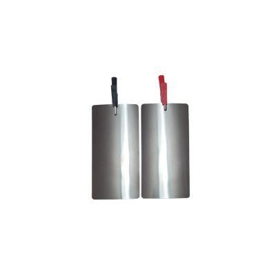 Stainless Steel Flexible 3x6" Electrode Plates